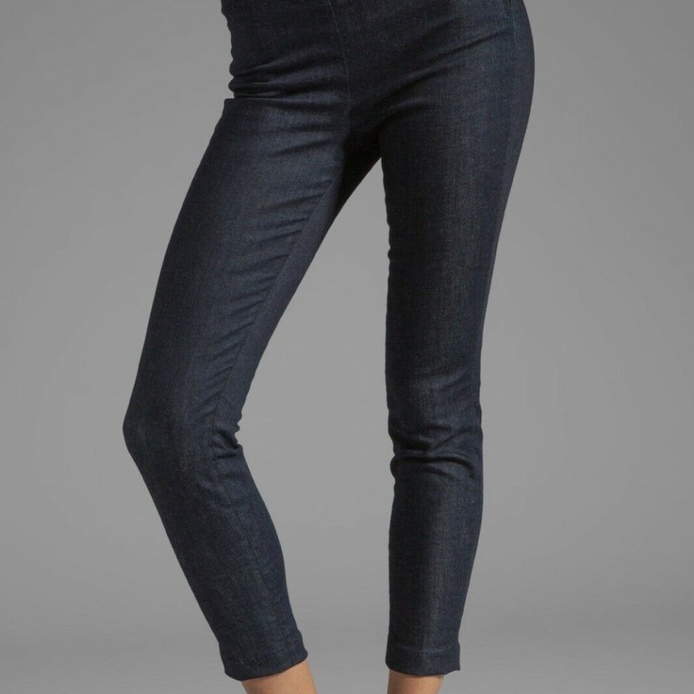 J Brand Mid Rise Slick Clean Side Zip Jeans Sz 27 - Picture 1 of 8